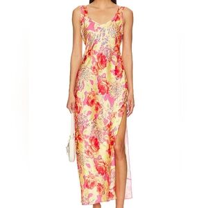 Free People Worth The Wait Slip Dress Fiesta Combo